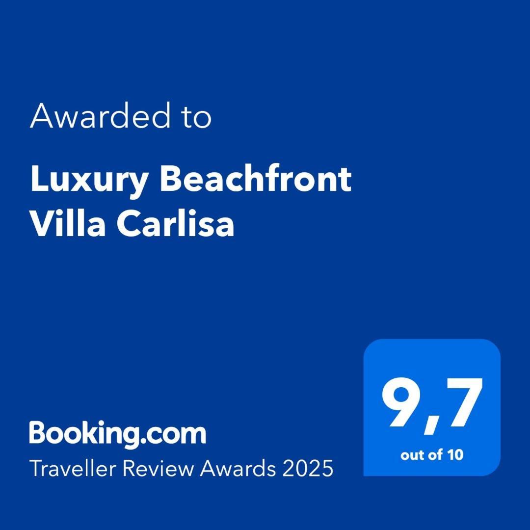 Luxury Beachfront Villa Carlisa Ciovo Exterior photo